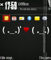 Love 12 theme screenshot