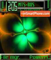 Flower Neon 2 theme screenshot